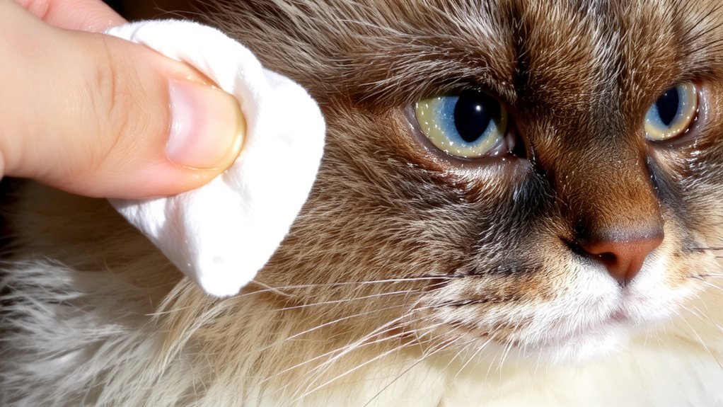 hair irritation causes tear staining