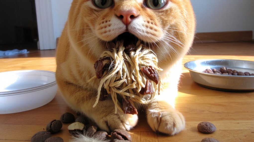 hairballs signal digestive issues