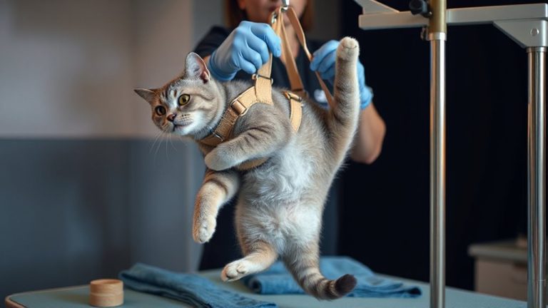 harness use for obese cats