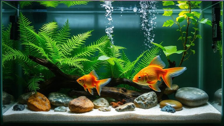 healthy and stylish goldfish decor