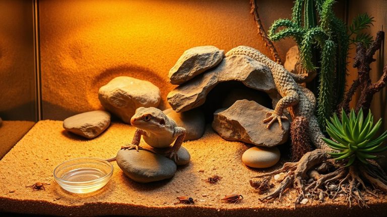 healthy leopard gecko habitats