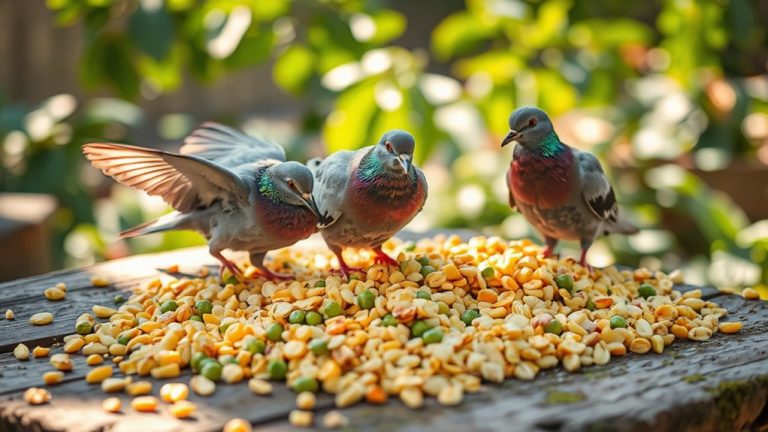 healthy pigeon feed choice