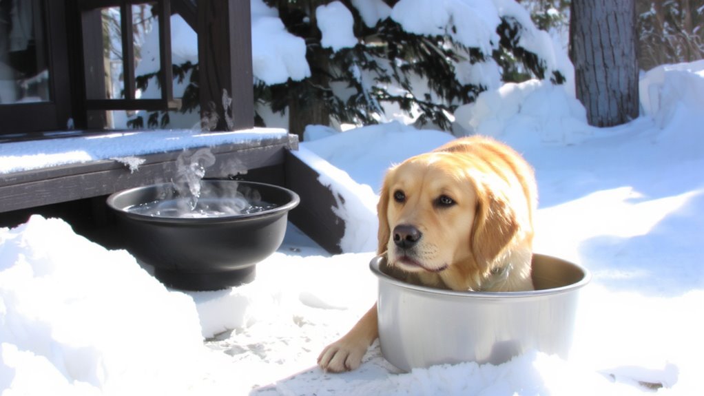 heated bowls ensure hydration safety