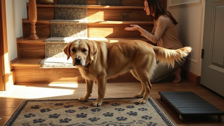 helping dogs overcome stair fear