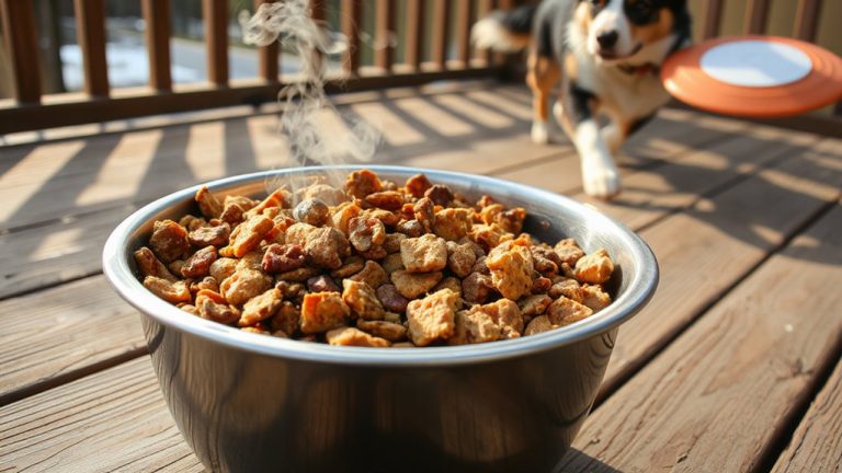 high calorie dog food