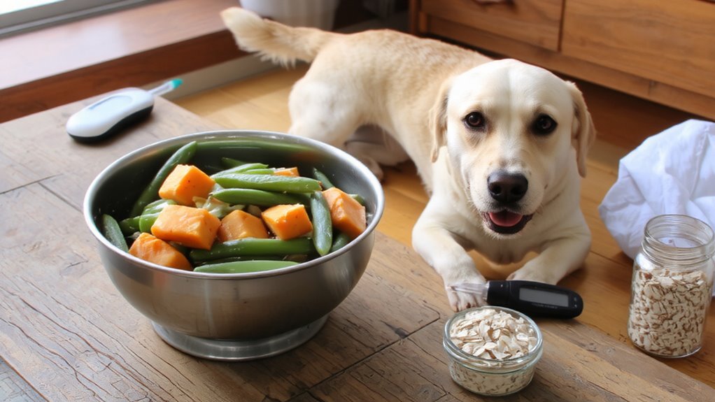 high fiber foods for diabetic dogs