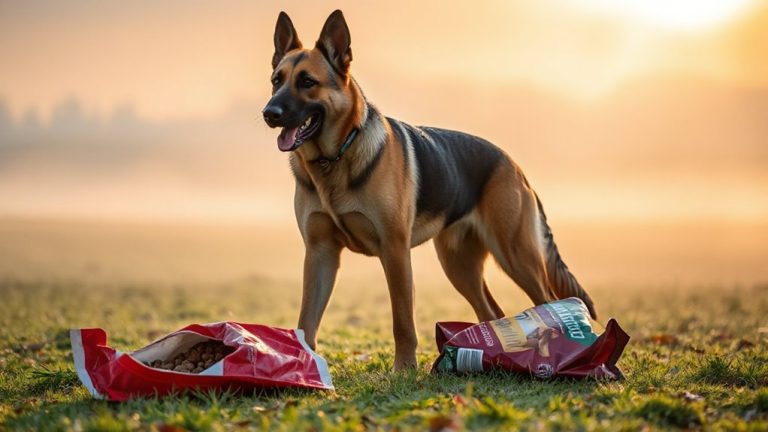 high protein diets boost police dogs