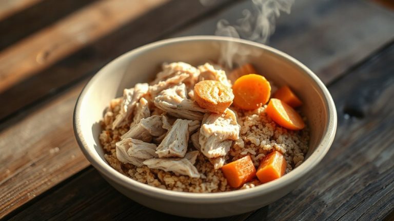 homemade chicken brown rice