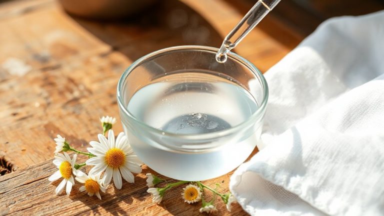 homemade saline eye rinse