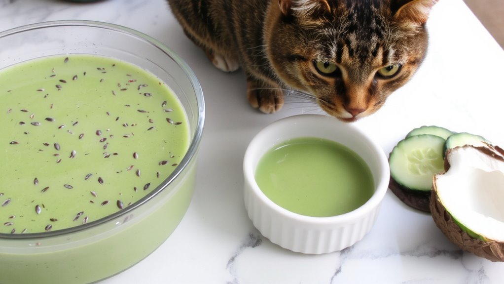 hydrating pet smoothie preparation