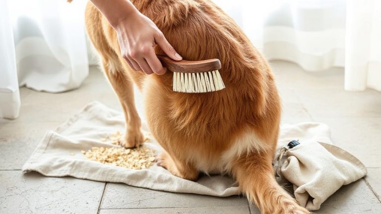 hypoallergenic brushing for sensitive dogs