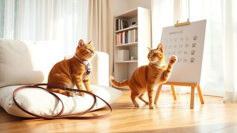 indoor leash training schedule