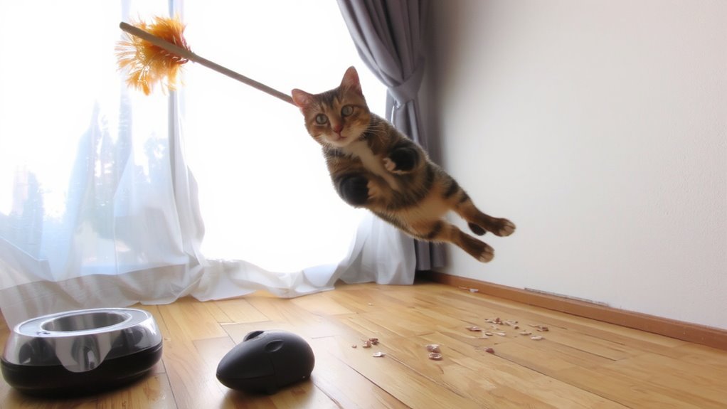 interactive toys reduce meowing