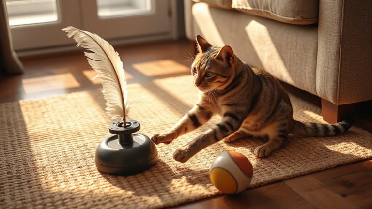 interactive toys reduce meowing