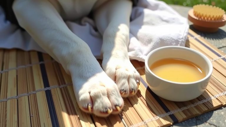 keep dog paws dry