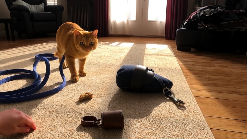 leash pressure acclimation indoors