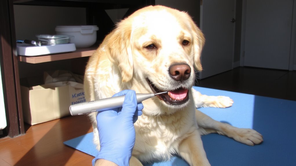 limited anesthesia free cleaning efficacy