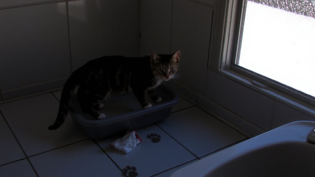litter box emotional stress