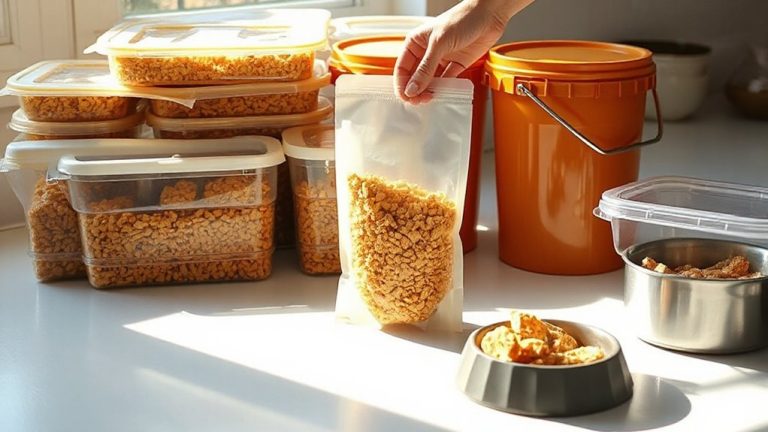 long term pet food storage