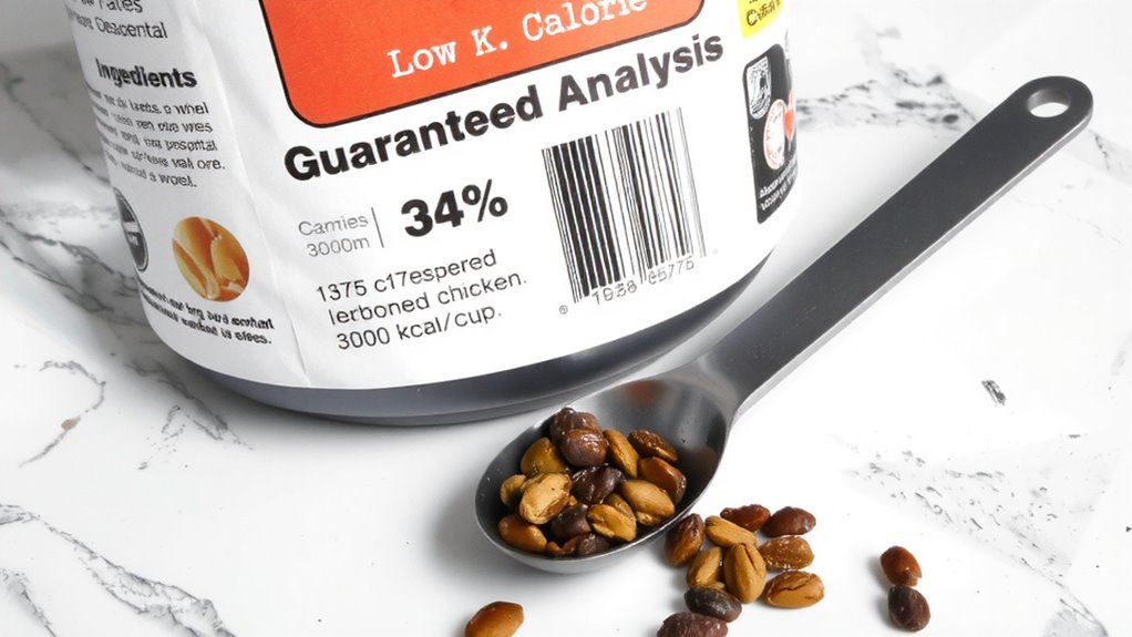 low calorie pet food verification