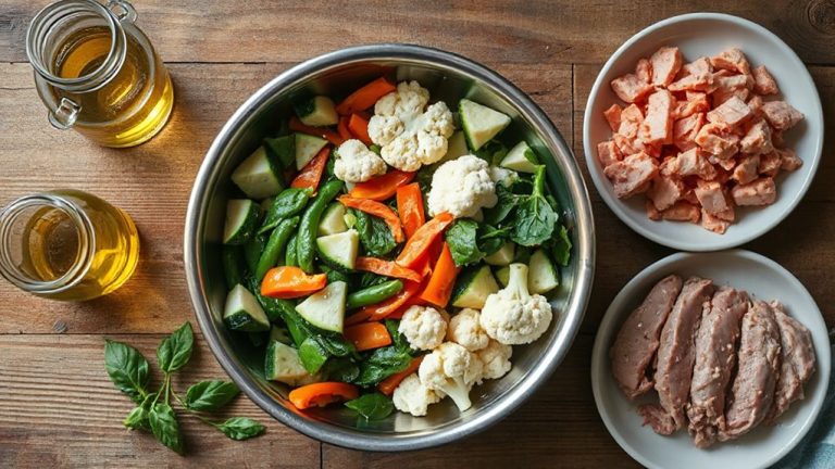 low calorie vegetable dog food