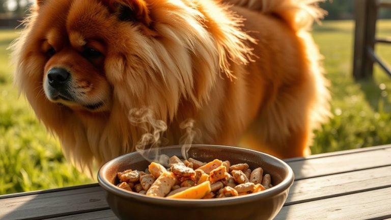 luxurious coat chow chow dog food
