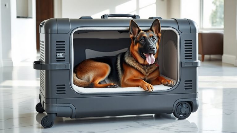 luxury travel carriers for large dogs