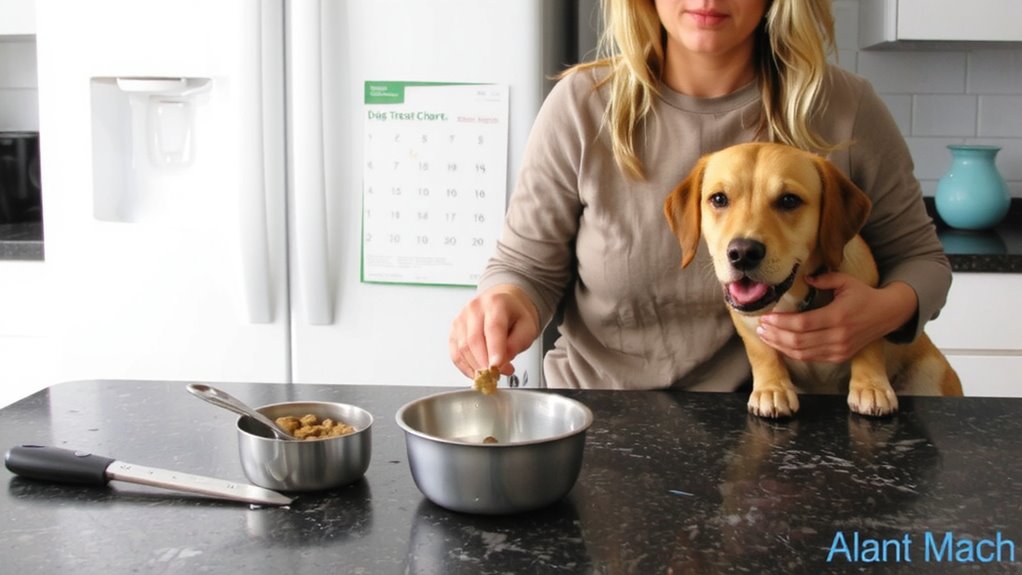 measure treats limit calories