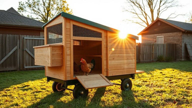 mobile coops for happy hens