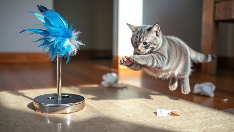 motion activated cat toys