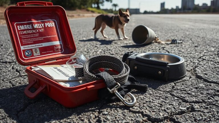muzzle and leash essential