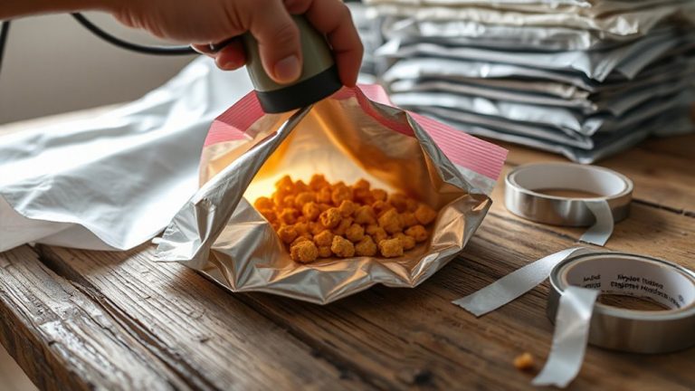 mylar bag pet food storage