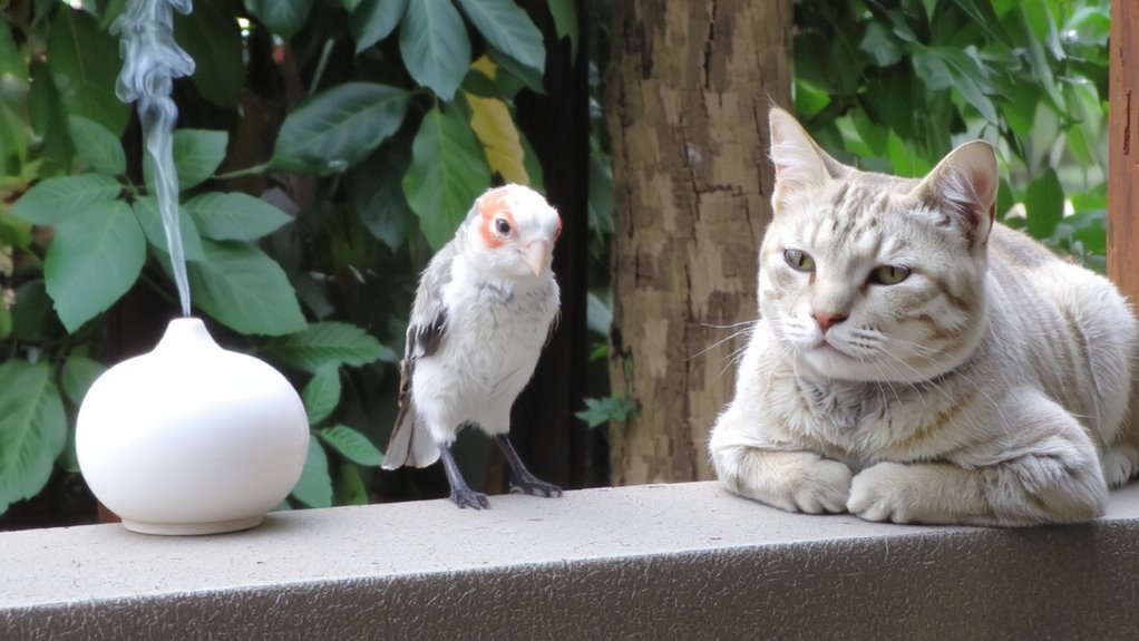 no avian calming pheromones confirmed