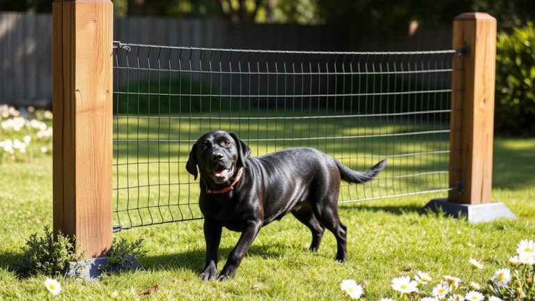 no dig dog fences