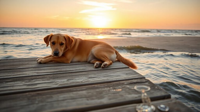 ocean wave sounds for anxious dogs