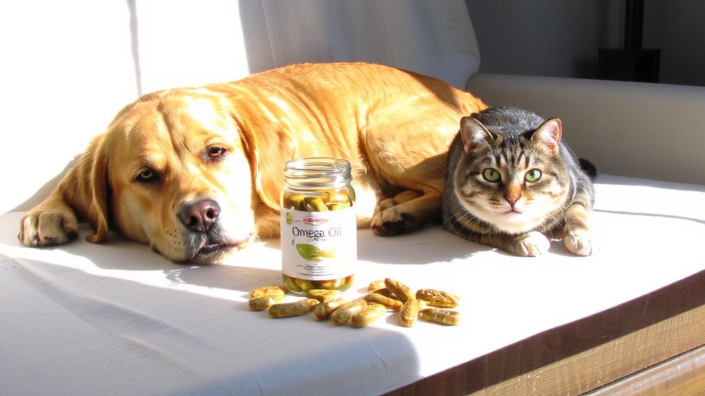 omega 3s reduce pet anxiety