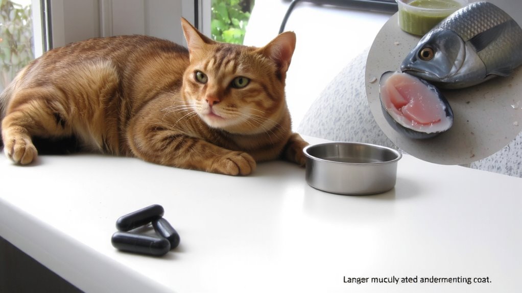 omega 3s support feline weight loss
