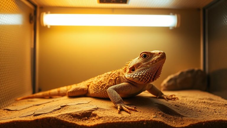 optimal lighting for bearded dragons