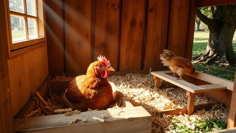 optimal roosts for healthy chickens