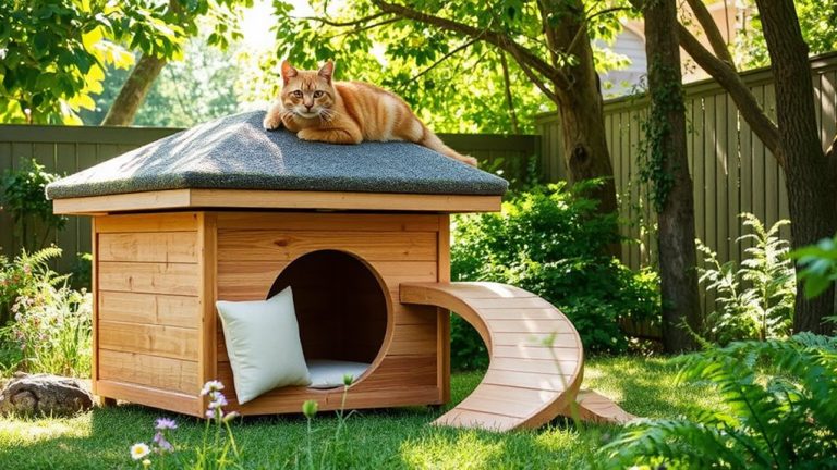 outdoor cat houses for comfort