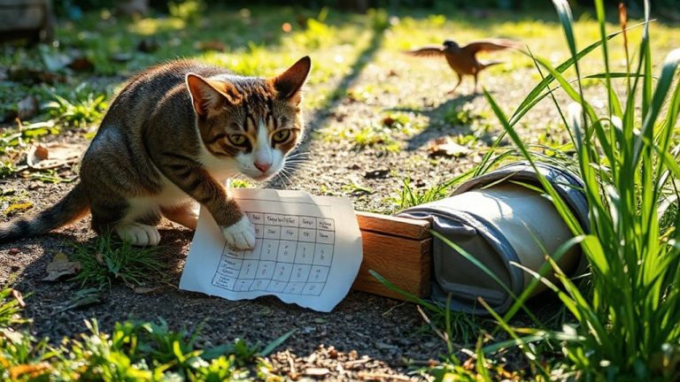 outdoor cat weight management