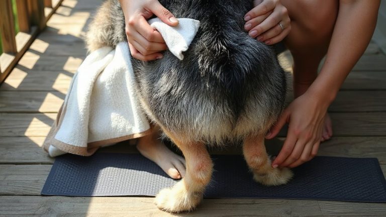 paralyzed dog hind leg care