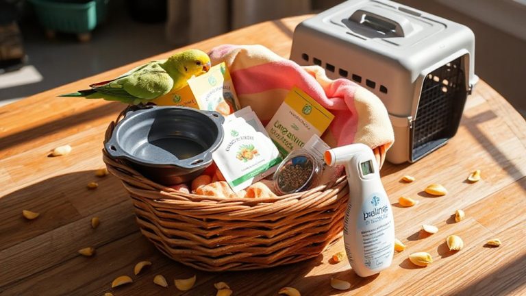 parrot and cockatiel emergency kit