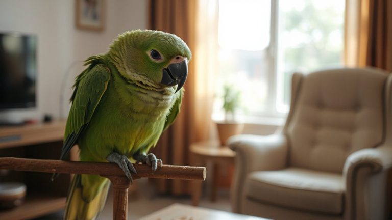 parrot anxiety signs