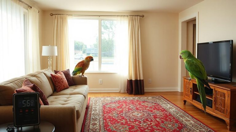 parrot noise sensitivity management