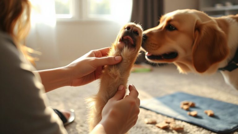 paw handling training guide