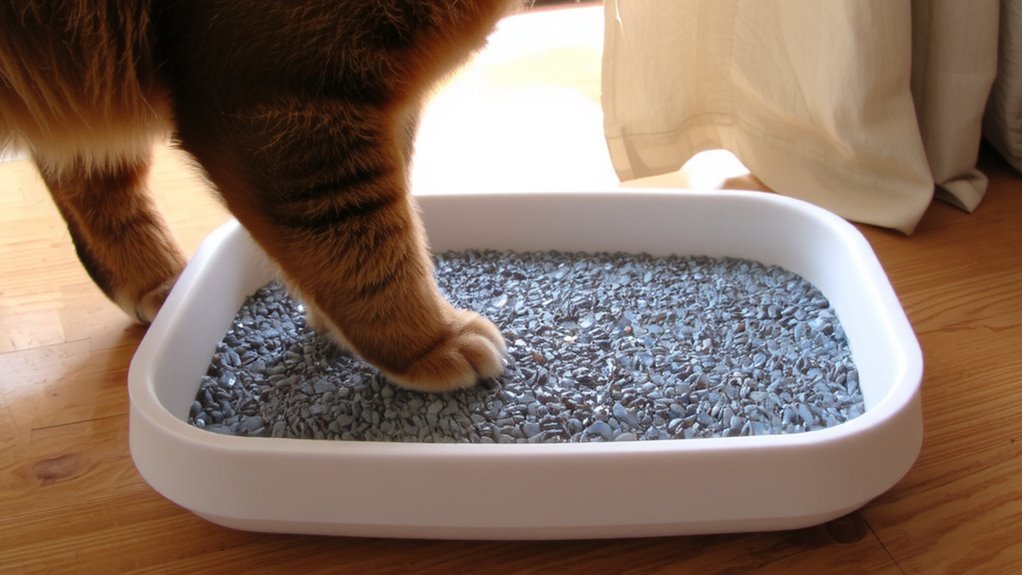 paw sensitivity determines litter preference