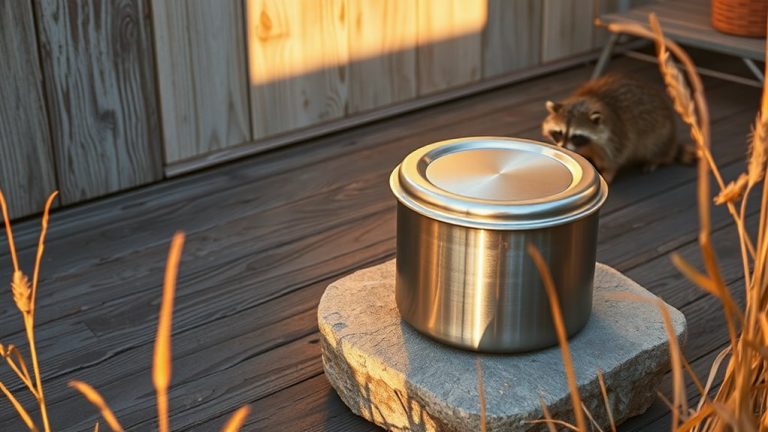 pest proof outdoor pet food storage