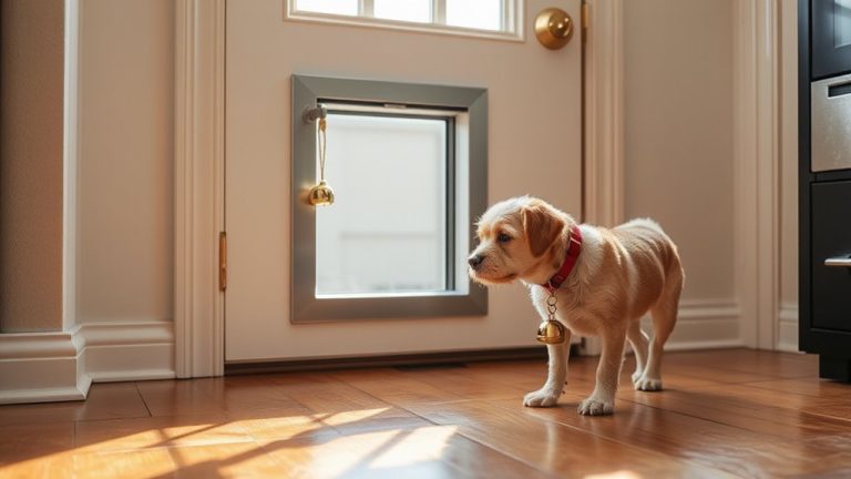 pet door bells training