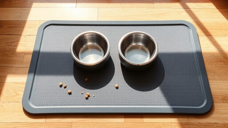 pet feeding mats clean floors